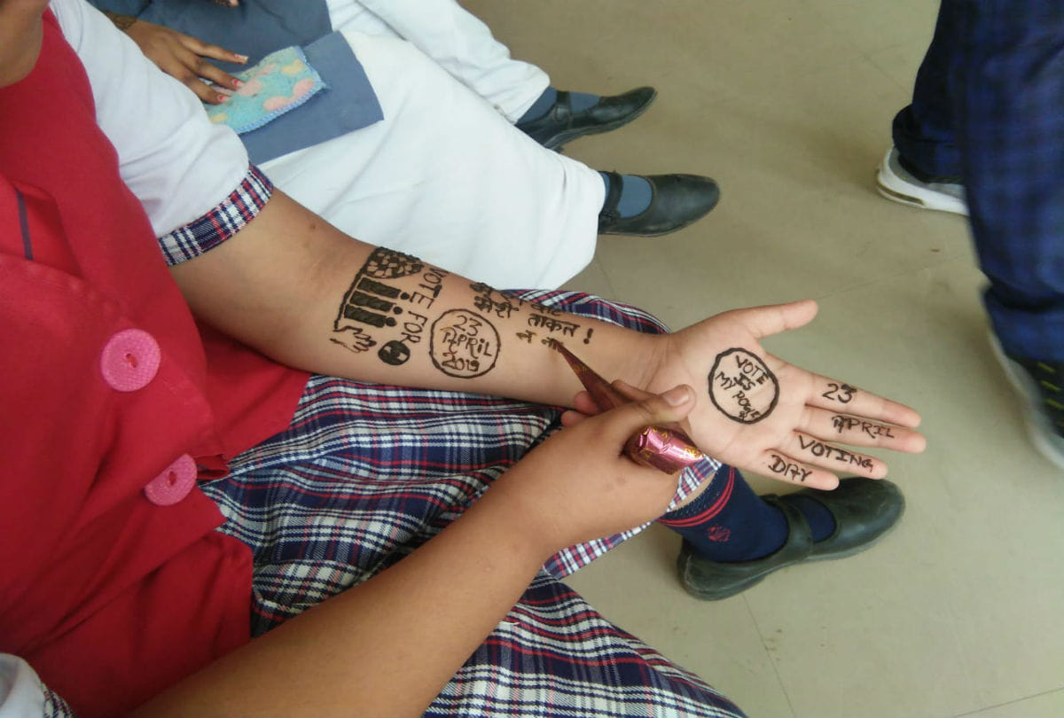 Aparajita 100 Million Smiles Voter Awareness Program Lok Sabha Elections 2019