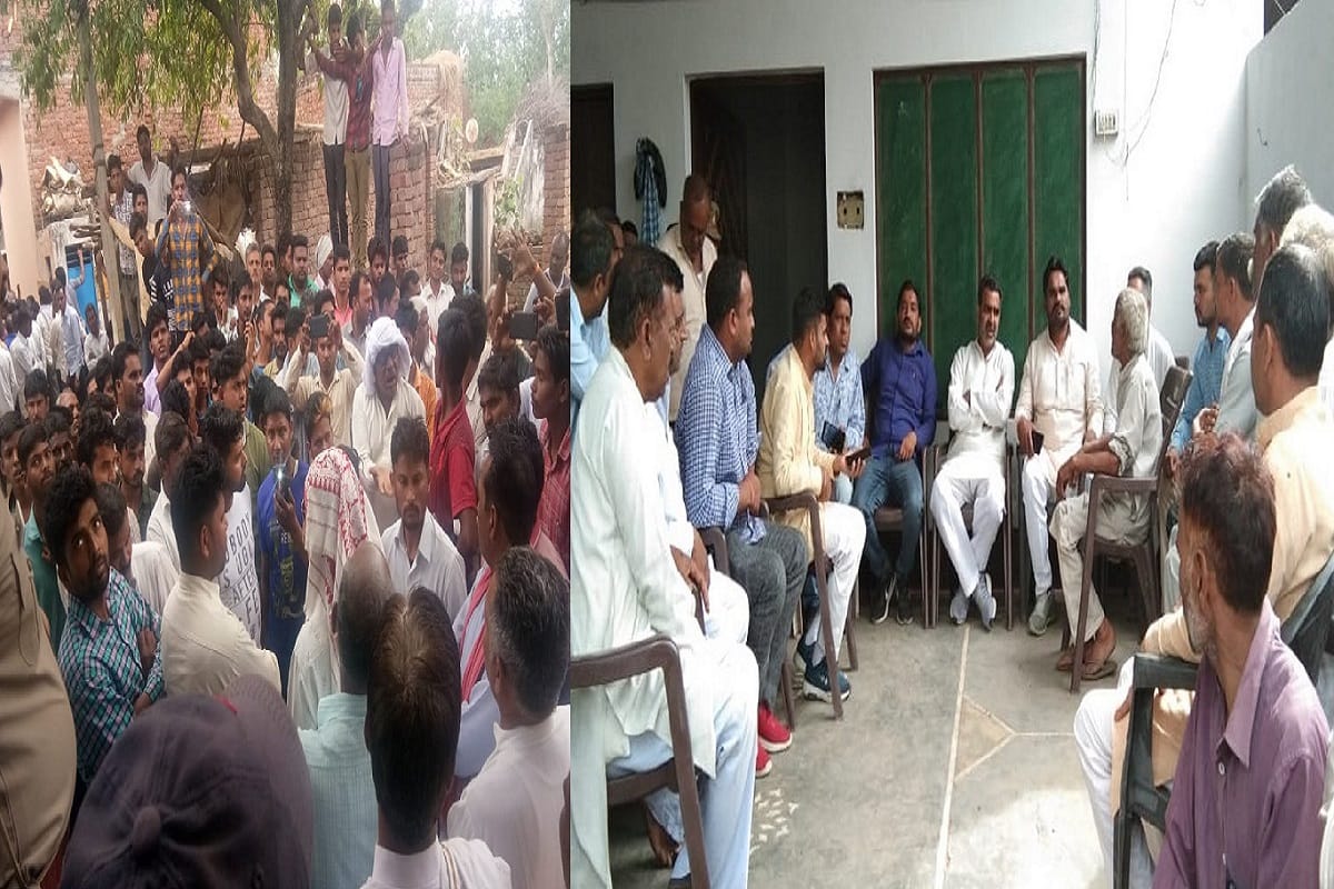 Murder of the youth in Muzaffarnagar and ruckus, MP Sanjeev Baliyan met from victim's family