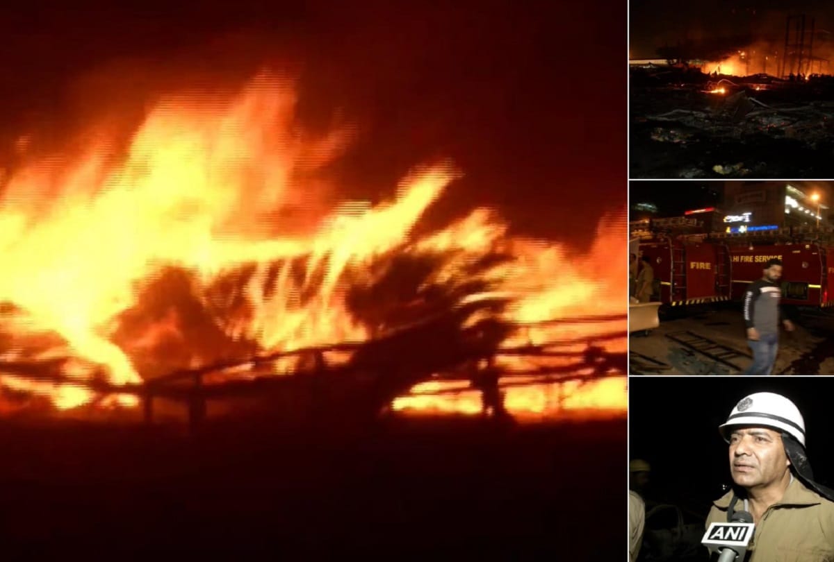 HT line wire broken, crop burns
