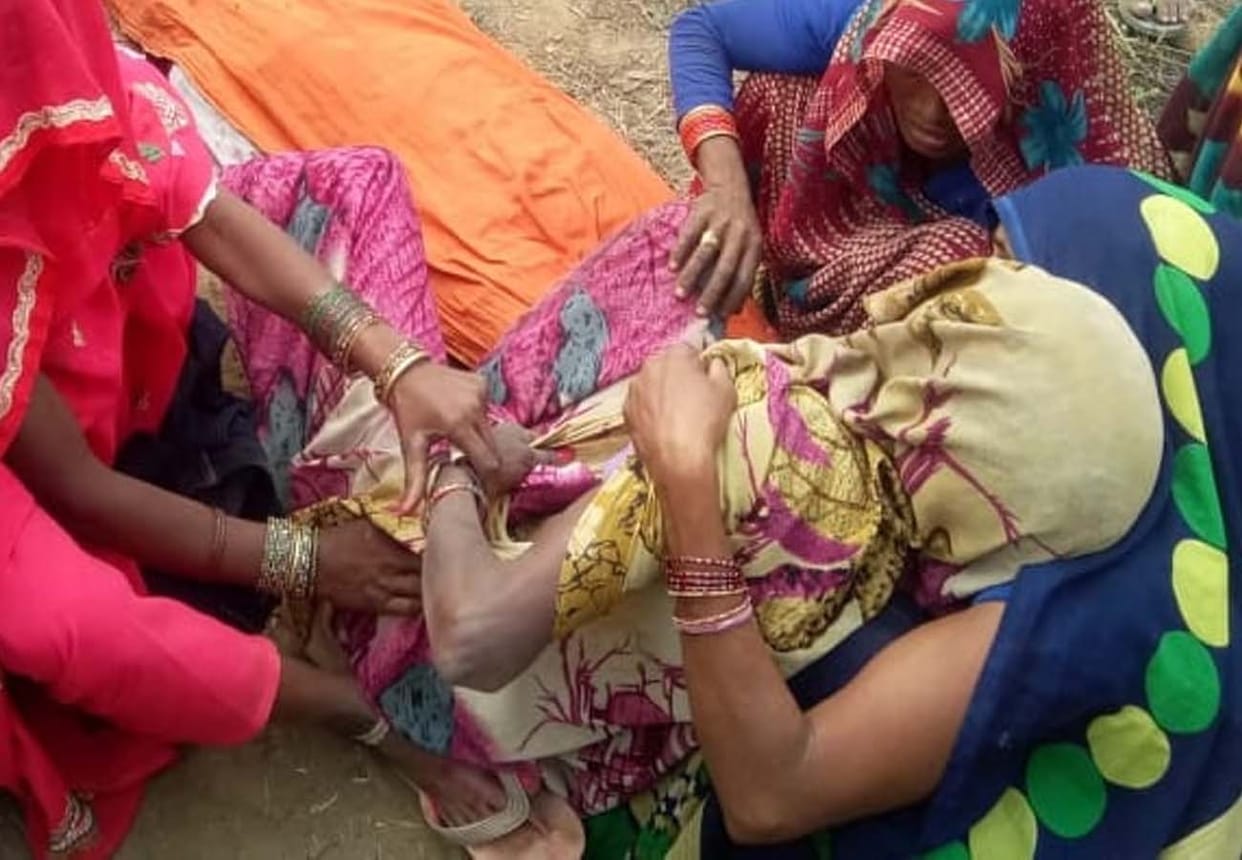 road accident in Chitrakoot, One died and three injured
