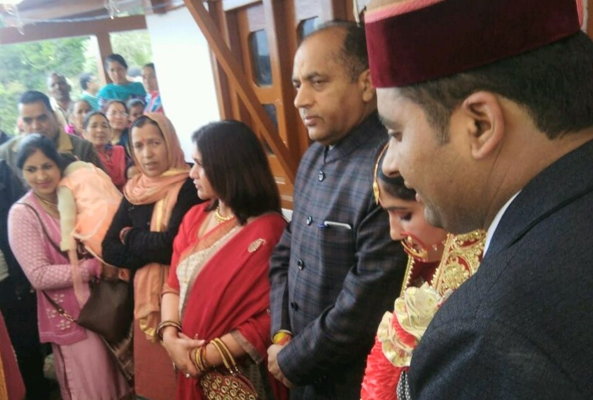 lok sabha election 2019 cm jairam thakur in marriage in mandi himachal pradesh