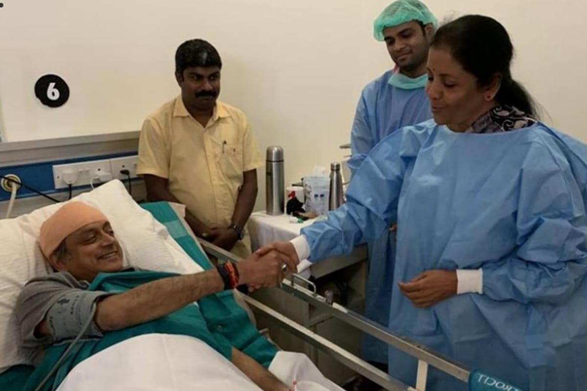 Lok Sabha Election 2019: Sitharam surprised Tharoor by dropping to see him in hospital