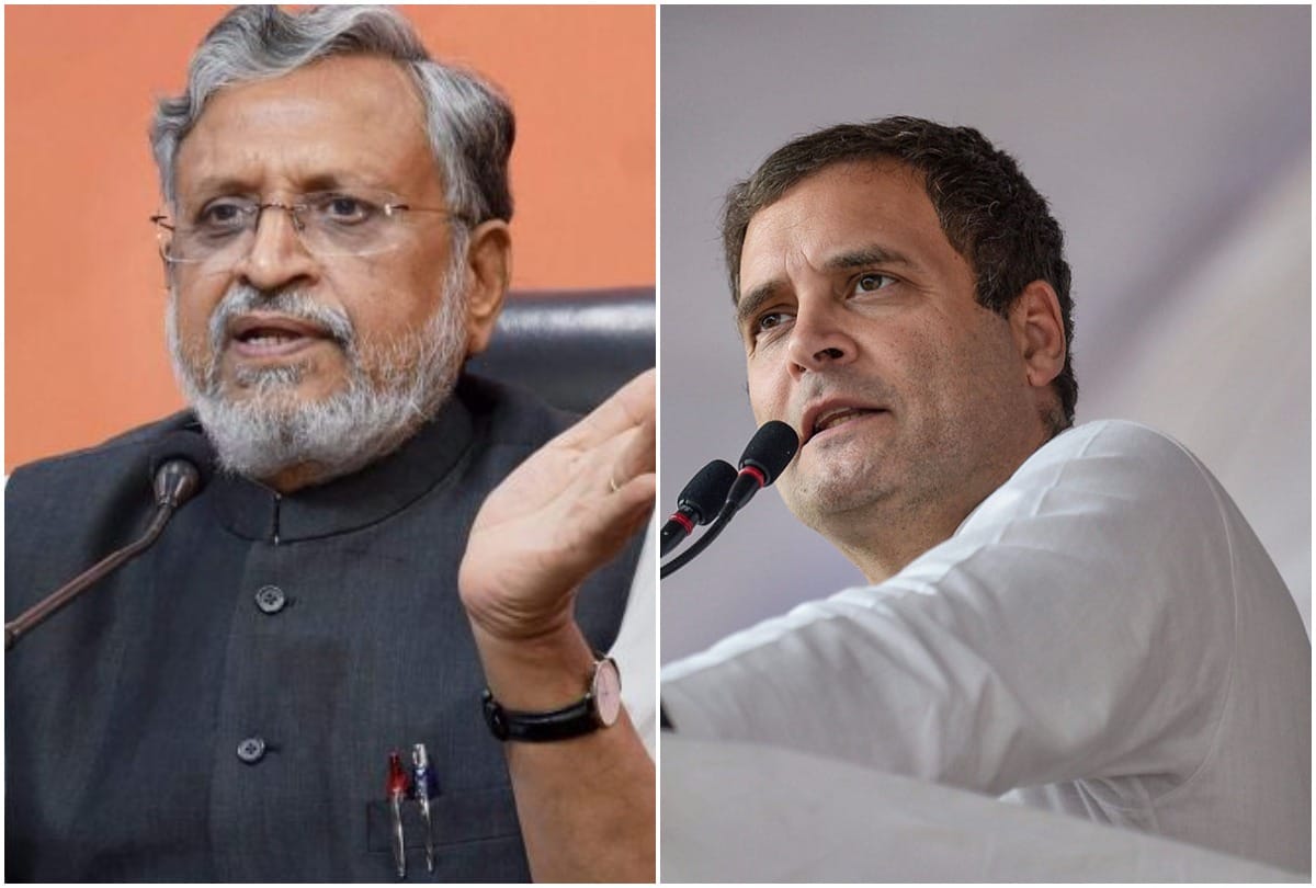 Lok sabha chunav 2019 Sushil Modi will file defamation case against Rahul Gandhi