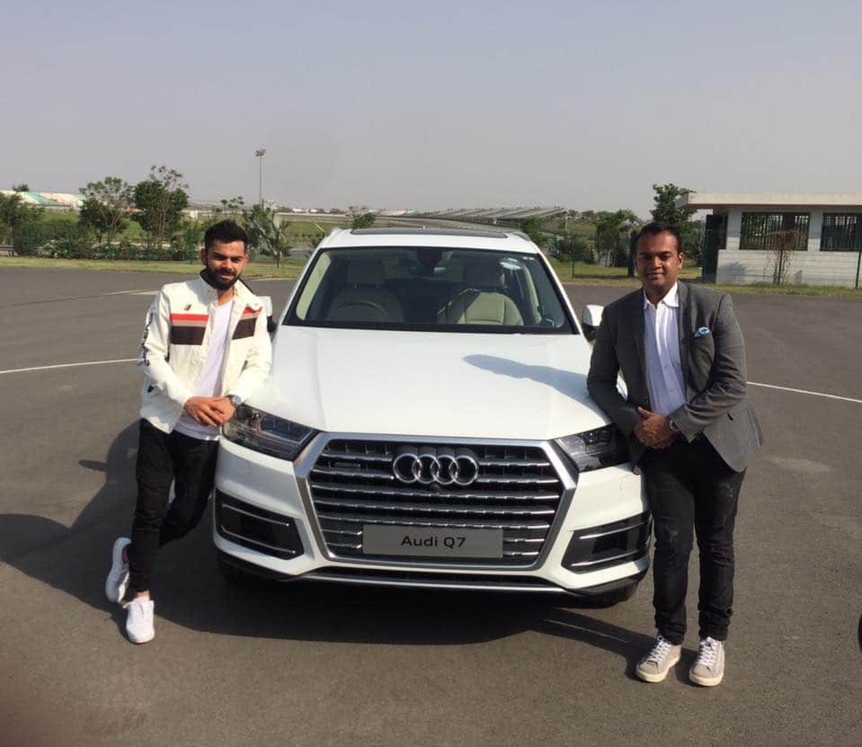 Cricketer Virat kohli gets luxury Bentley Continental Flying Spur, spotted with anushka sharma