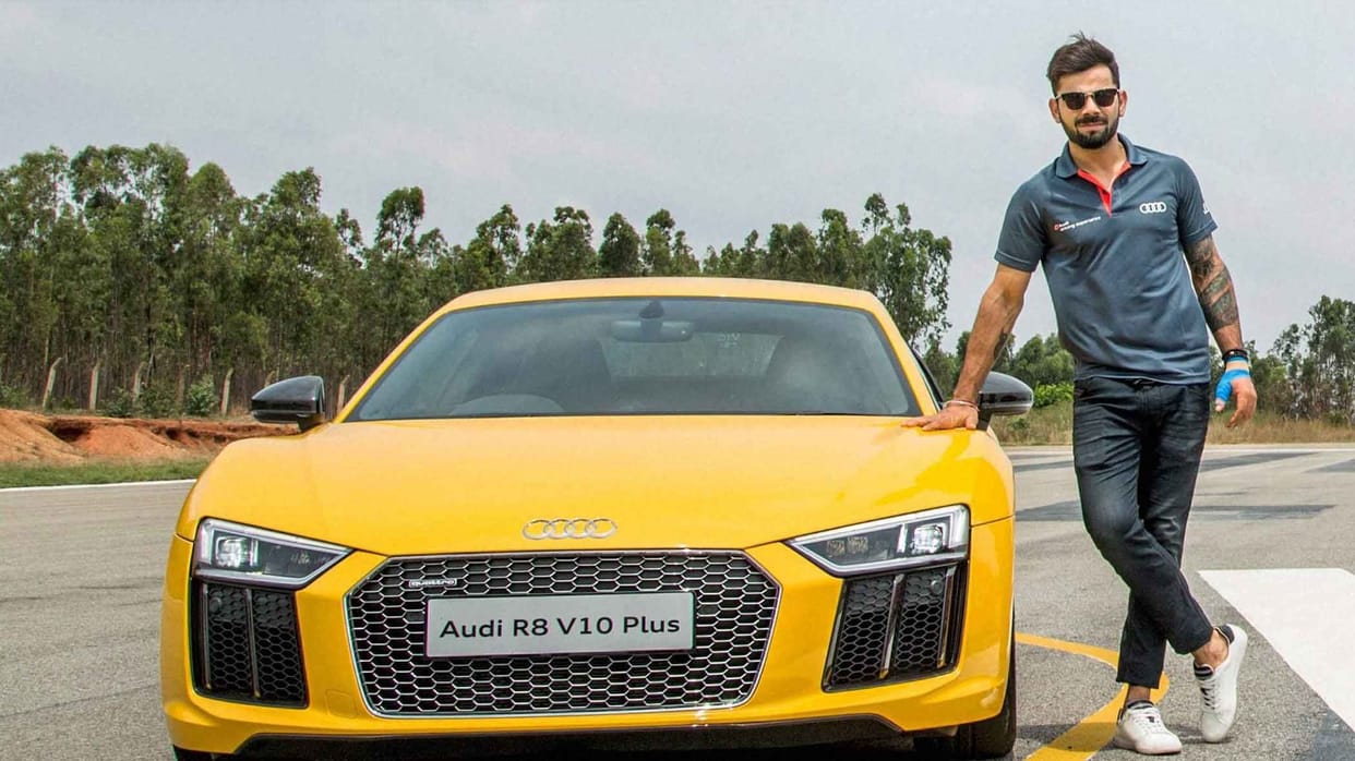 Cricketer Virat kohli gets luxury Bentley Continental Flying Spur, spotted with anushka sharma