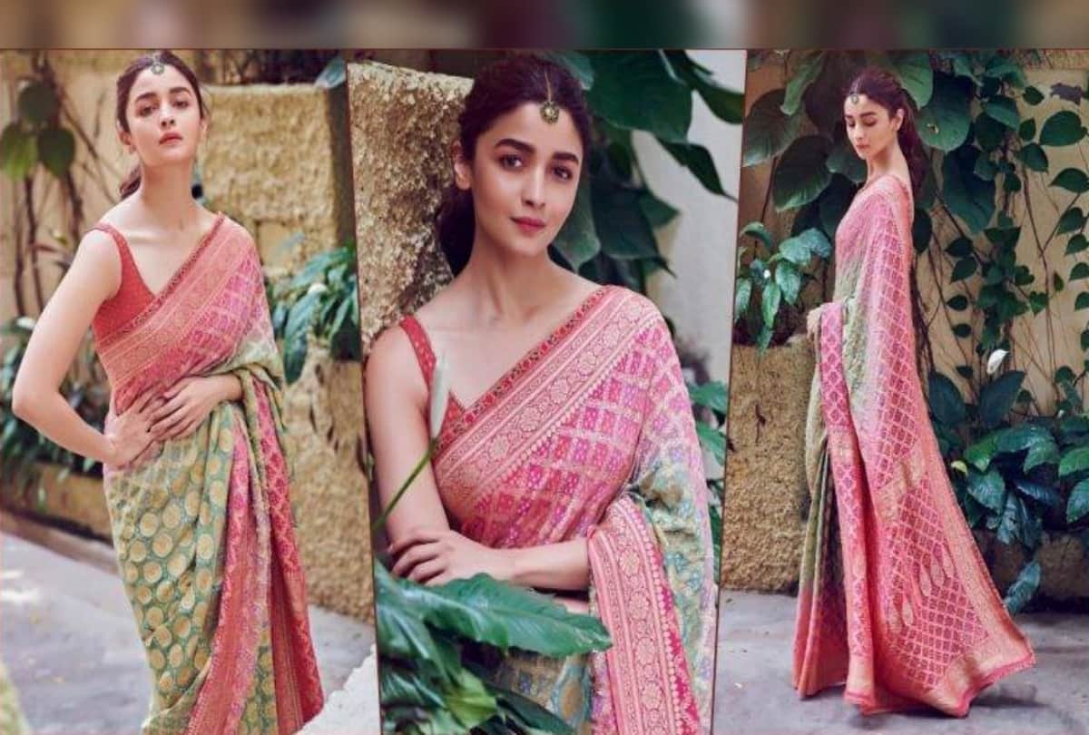 Alia Bhatt looks stunning in her latest pictures in saree