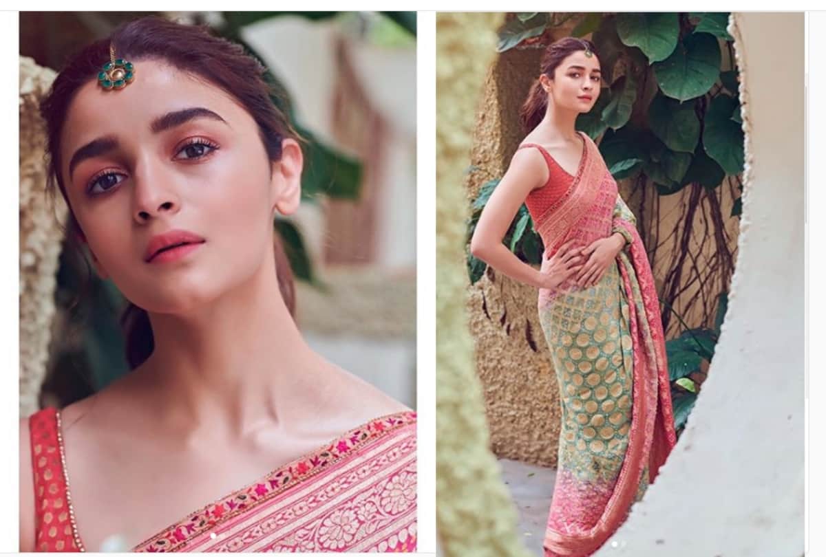 Alia Bhatt looks stunning in her latest pictures in saree
