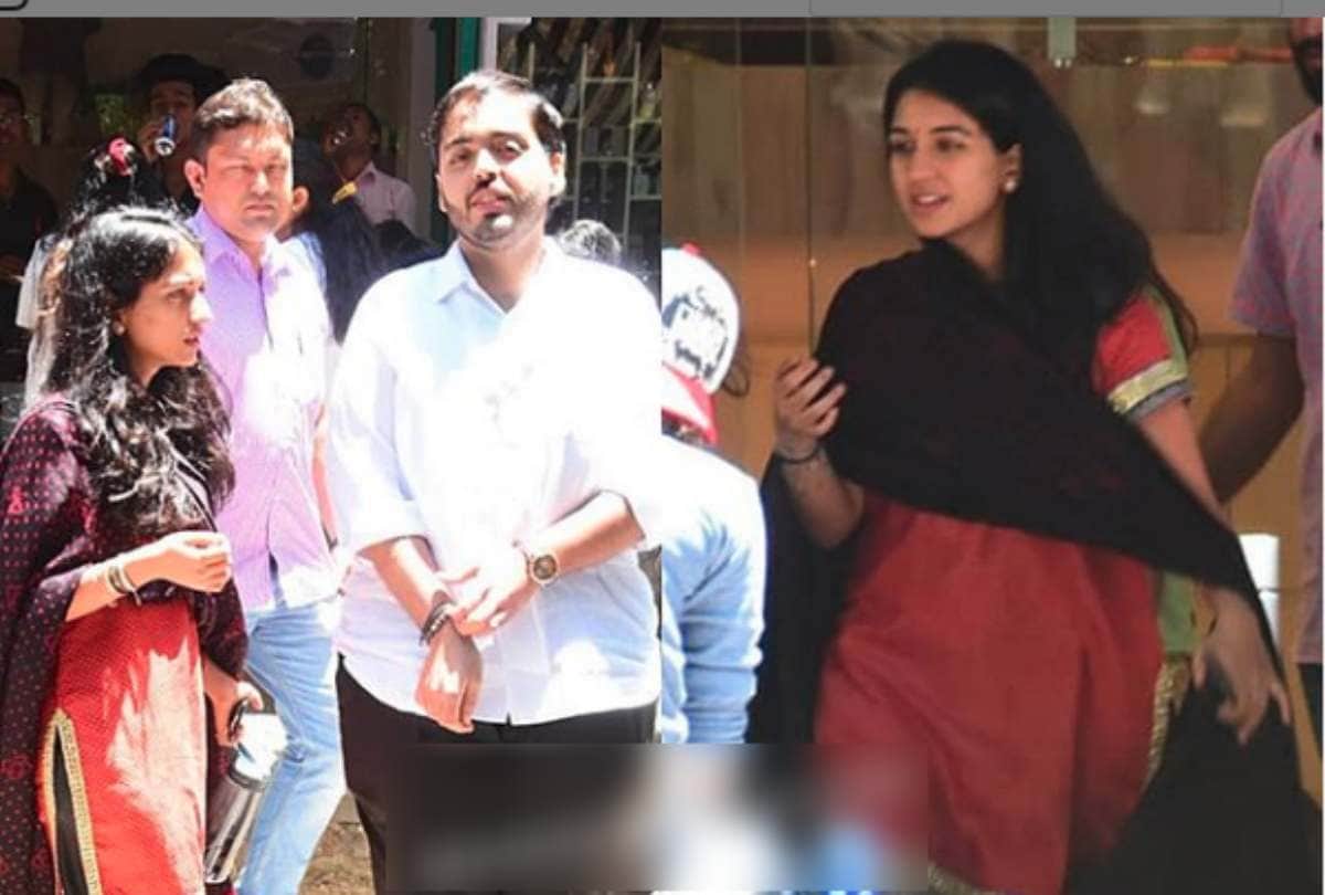 anant ambani and radhika merchant spotted at store launch