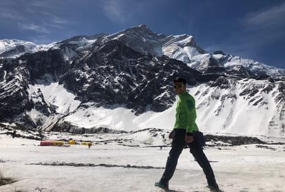 Noida Mountaineer Arjun Vajpai starts Annapurna peak climb