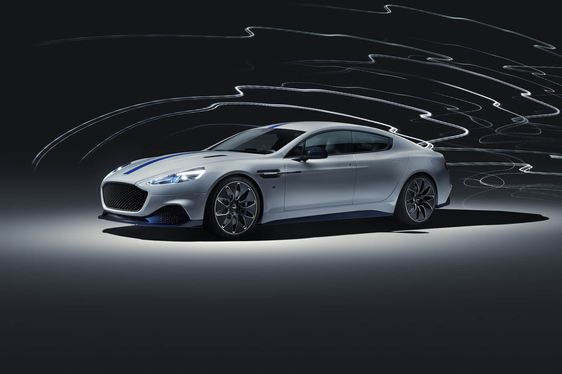 2019 Shanghai Motor Show Aston Martin Rapid E Electric car Makes World Debut