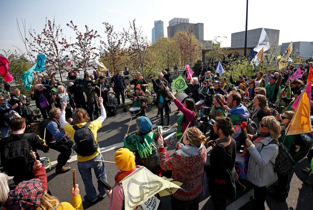 300 people arrested due to climate change protests in London