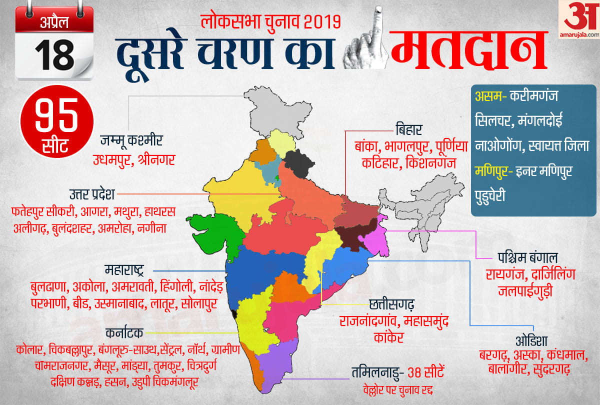 Lok Sabha Elections 2019: Second phase candidate list
