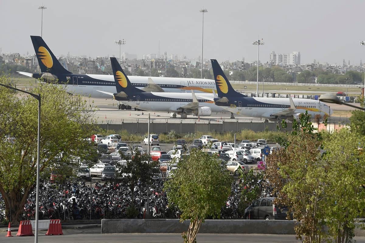 in pictures the last flight of jet airways before it was finally grounded