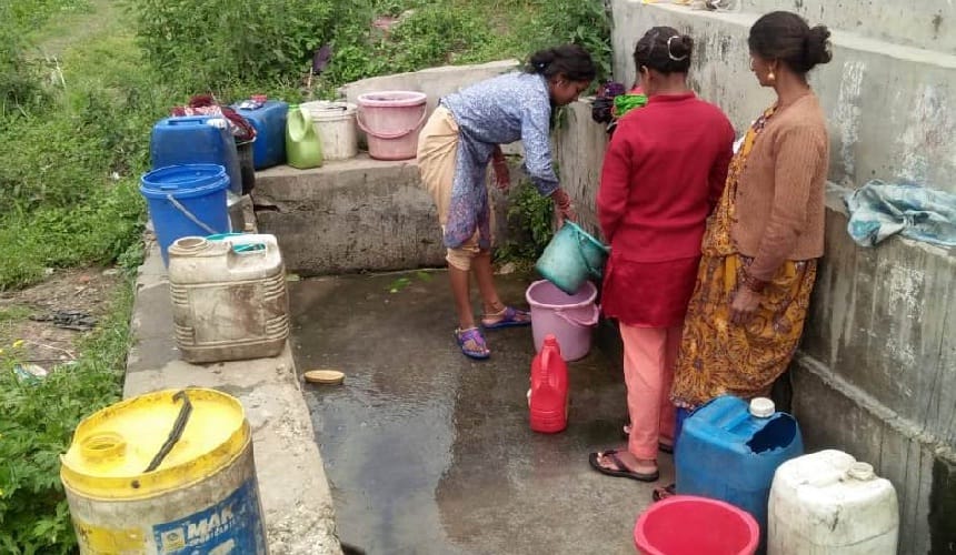 45 thousand population at the mouth of the water crisis