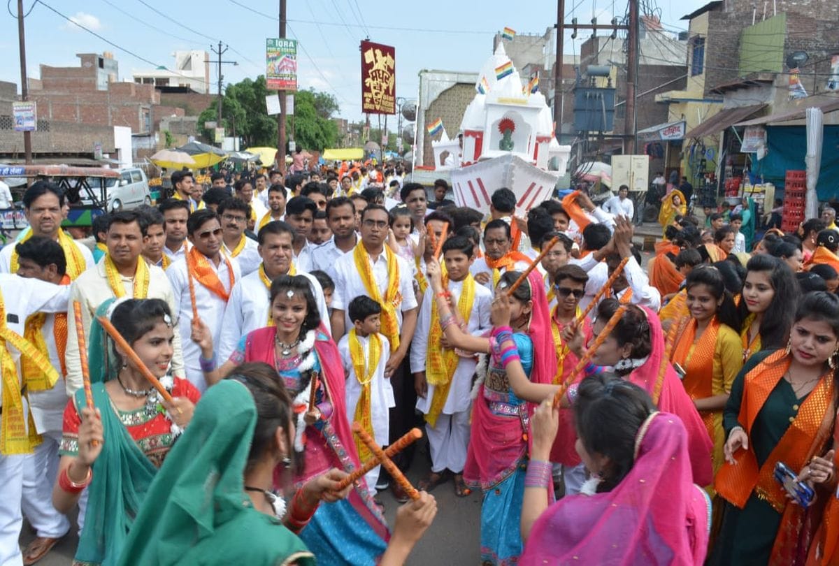 Mahavir Jayanti 2019 celebrated images firozabad