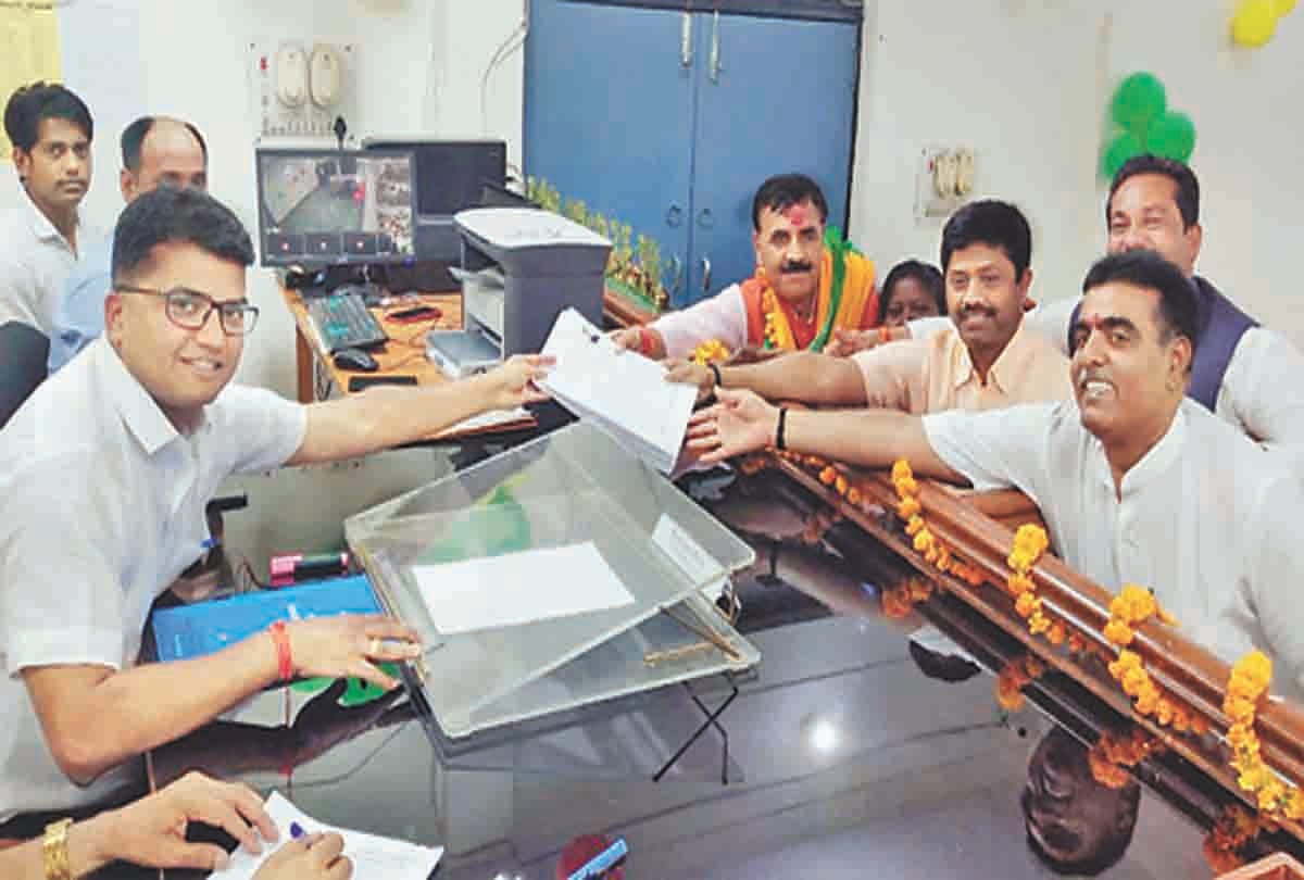 bjp candidate did the nomination