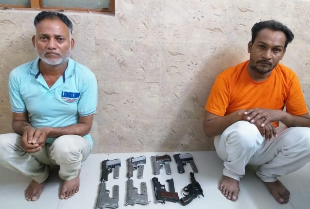 UP STF arrested two for illigal supply of arms.