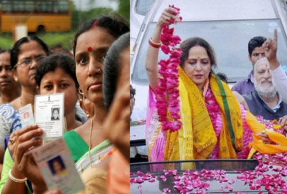 second phase voting for eight seats in uttar pradesh.