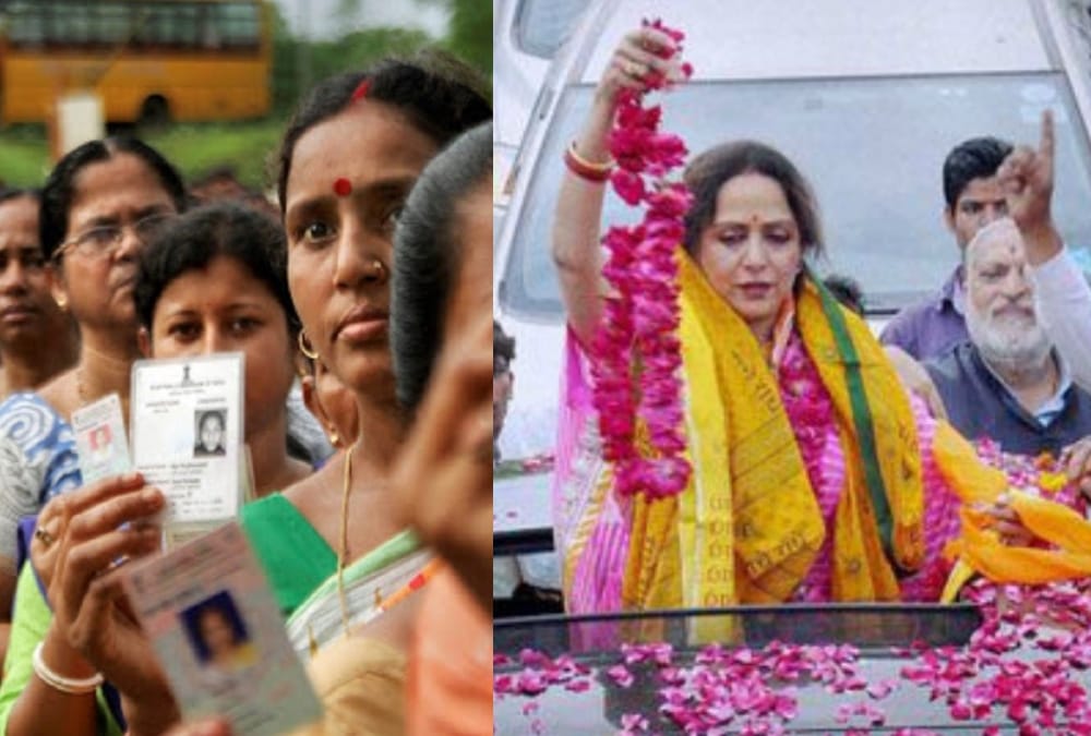 second phase voting for eight seats in uttar pradesh.
