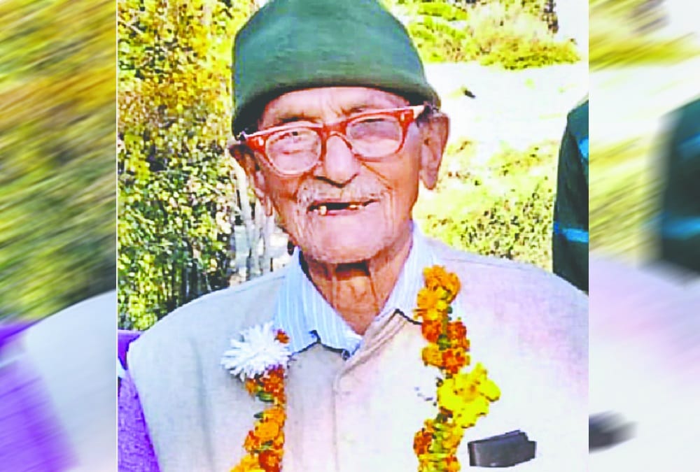 second world war fighter jot singh negi passed away in 96 years age