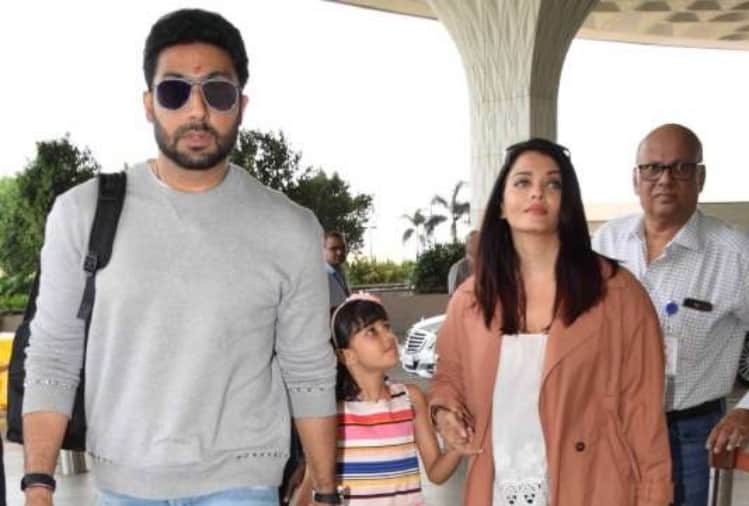 aishwarya rai bachchan spot with abhishek bachchan vacation
