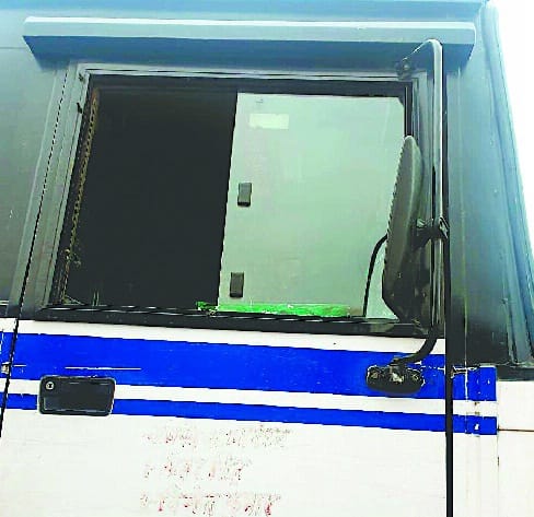 Elephant killed Tadhi roadways bus, 27 passengers dead