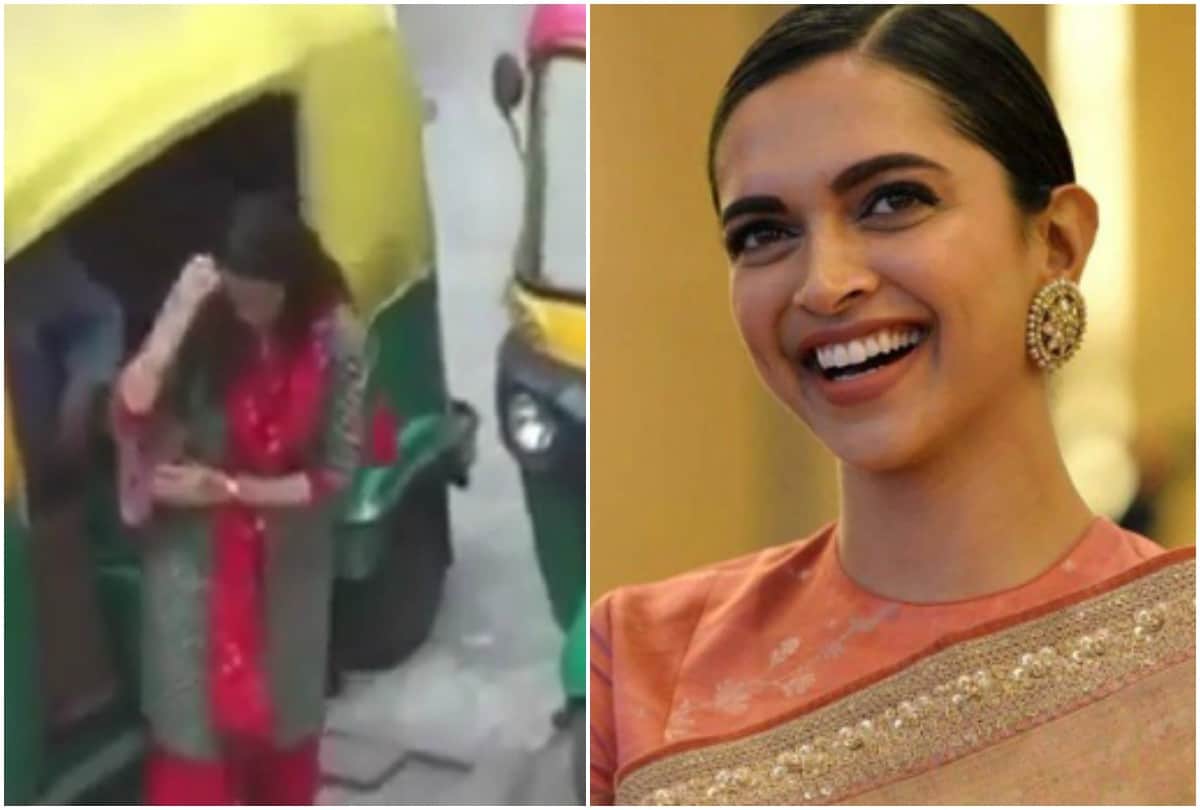 Deepika Padukone spotted in Delhi Auto while shooting Chhapaak film video viral