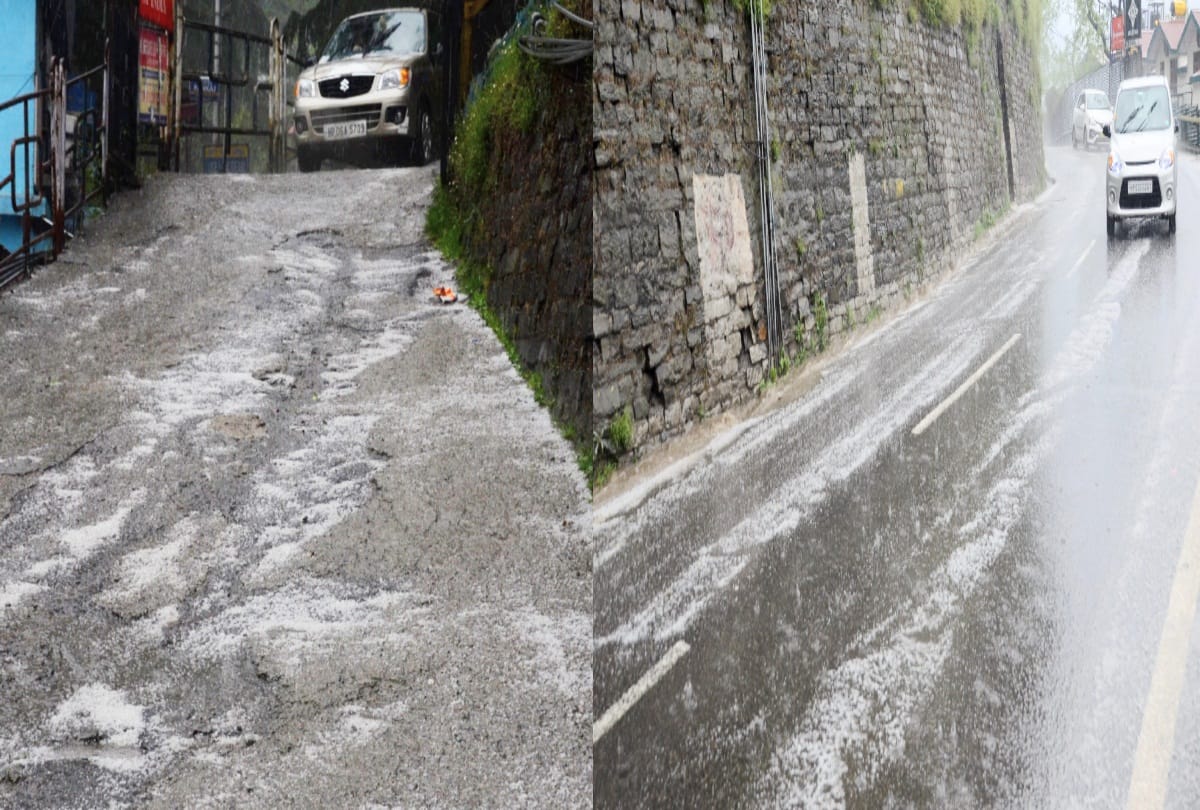 himachal weather report: hailstorm in shimla and avalanche in lahaul