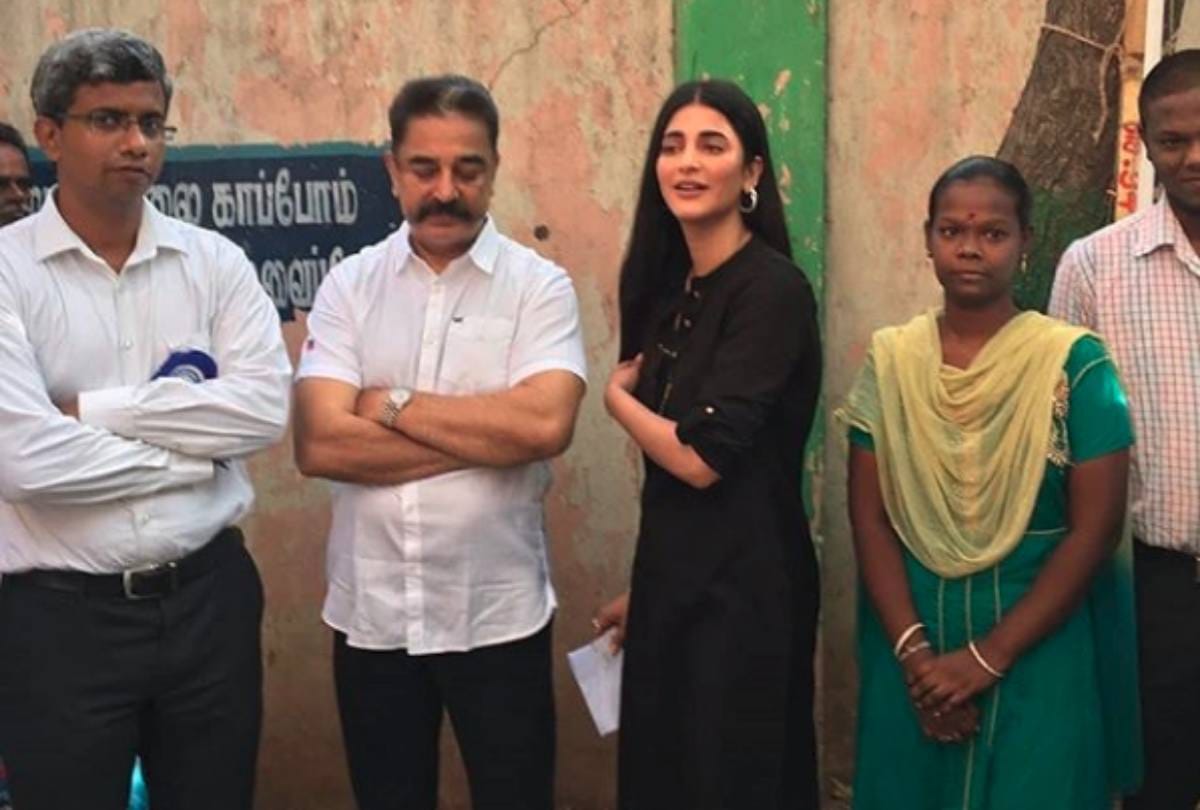 loksabha election 2019 second phase rajinikanth ajith to kamal haasan cast their vote