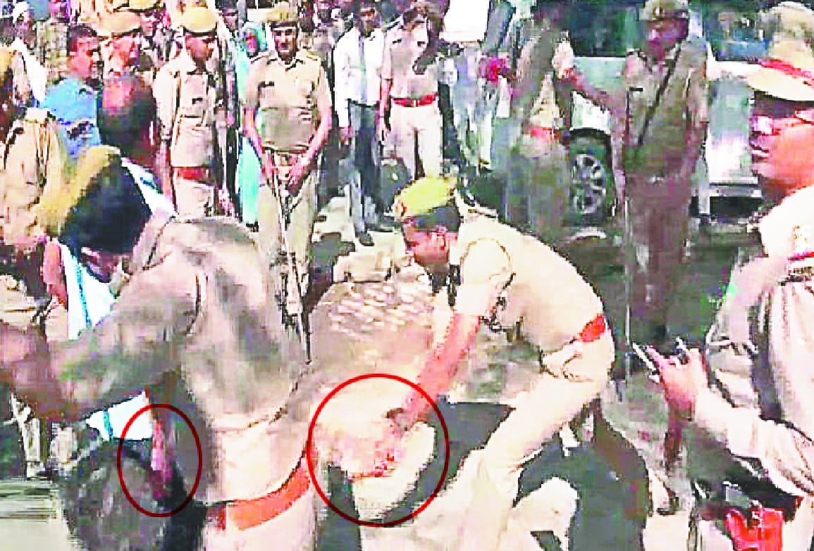 Villagers did not protest against changing booth