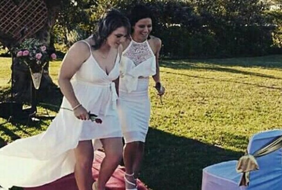 Lesbian cricketer Nicola Hancock and Hayley Jensen married to each other