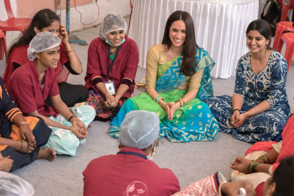 meghan markle wore saree during her secret India trip in 2017 pictures viral