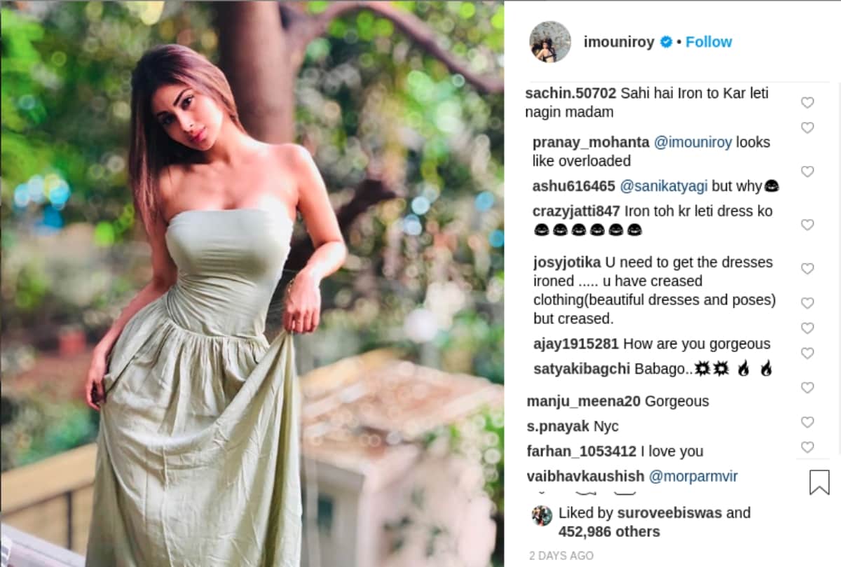Mouni roy trolled for her latest Instagram Pictures