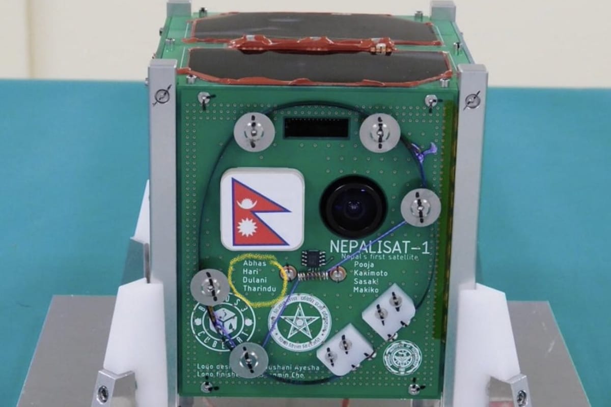 Nepal successfully launched its first satellite NepaliSat-1 into space from America