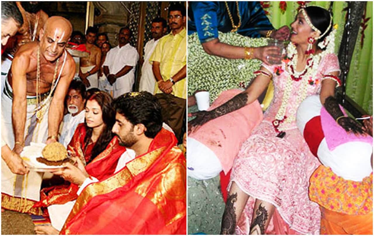 Aishwarya rai and Abhishek bachchan wedding anniversary unseen pictures of their wedding