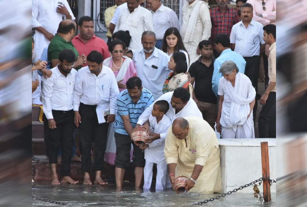 Rohit shekhar tiwari father Bone immersed six months ago on Same day in haridwar coincidence