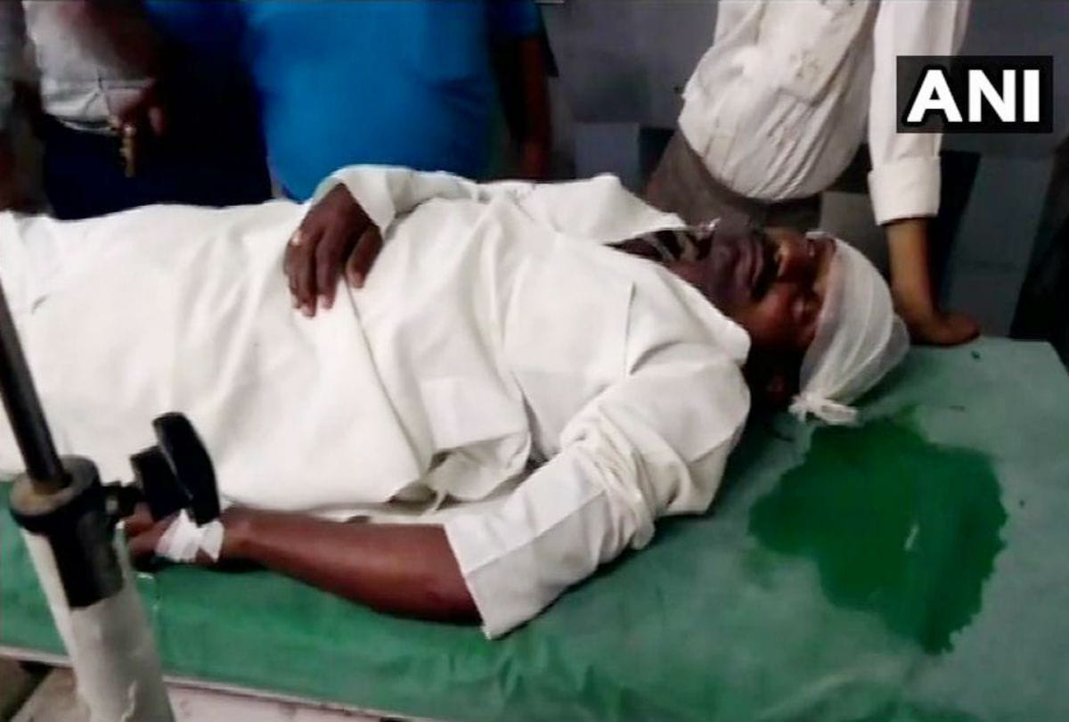 BJP leader attacked by miscreants after voting in mathura