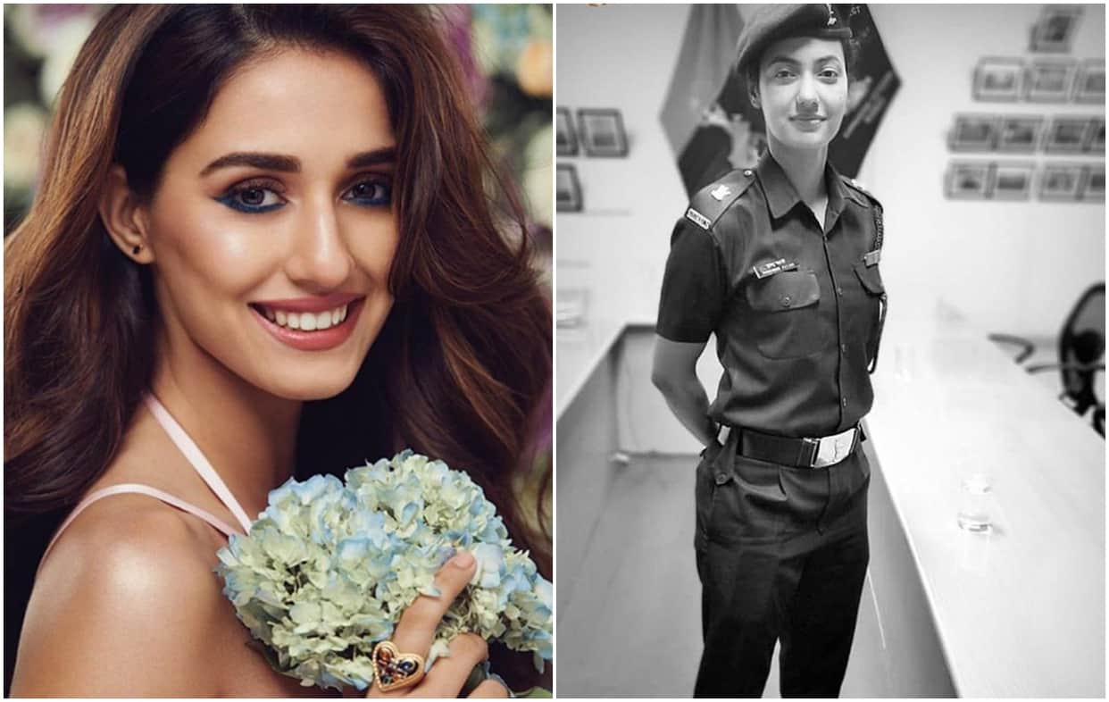 Disha Patani Shares her Sister khusbhu Picture In indian army Uniform