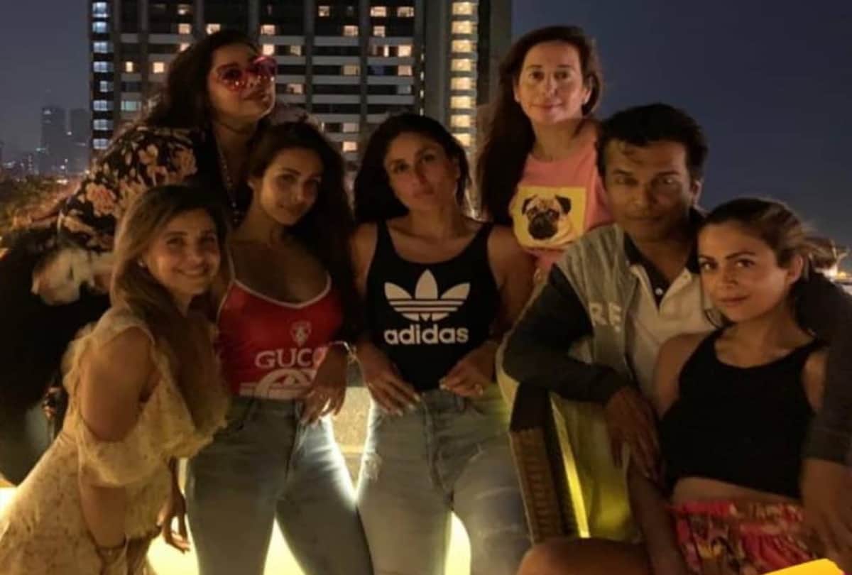 Malaika Arora enjoy party without Arjun Kapoor with Kareena Kapoor and Amrita Arora