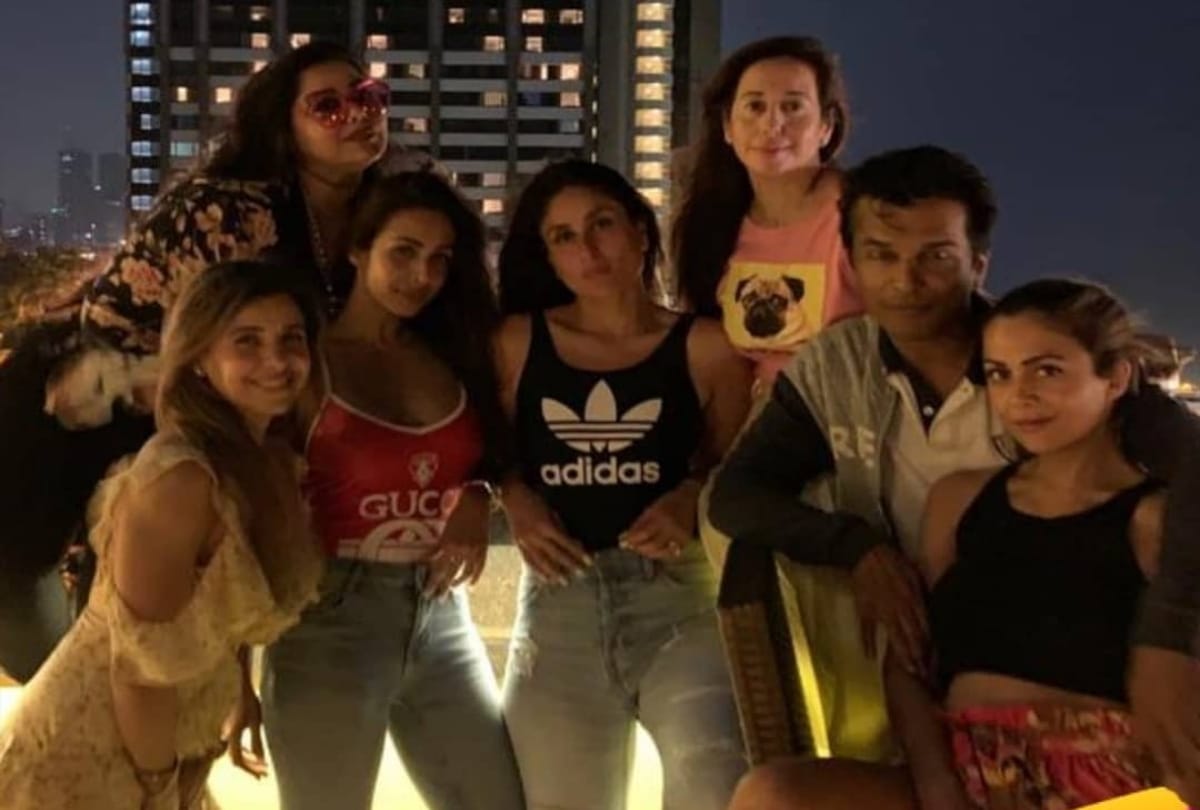 Malaika Arora enjoy party without Arjun Kapoor with Kareena Kapoor and Amrita Arora