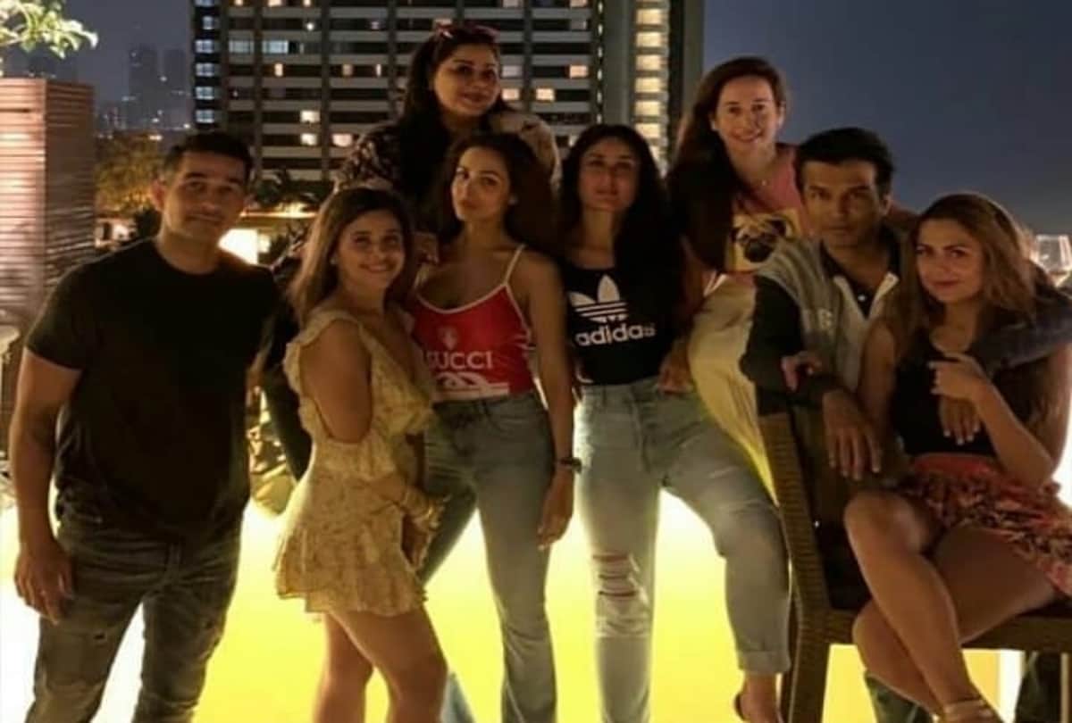 Malaika Arora enjoy party without Arjun Kapoor with Kareena Kapoor and Amrita Arora
