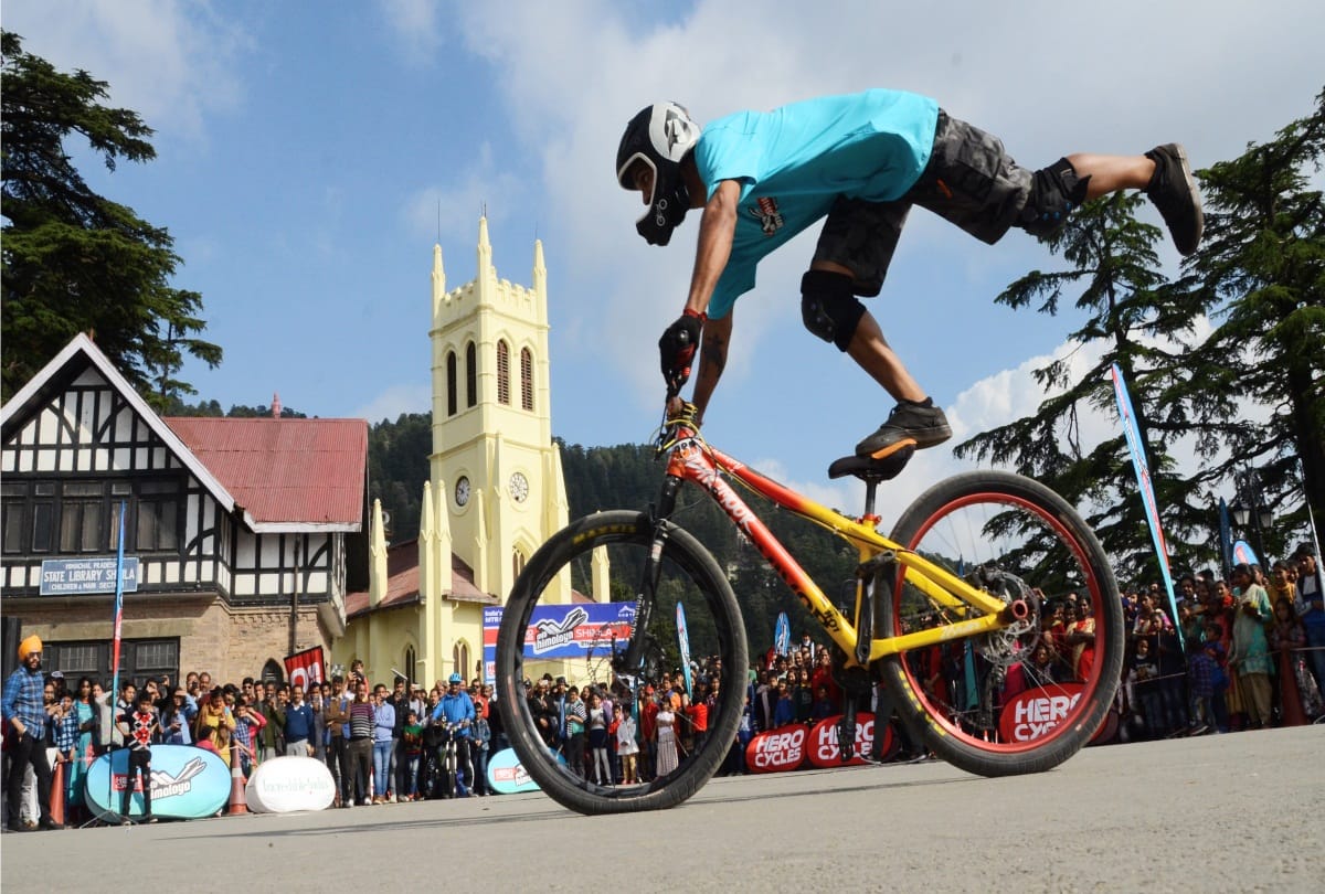 Thrill of MTB Himalayan Cycle Race from today in shimla
