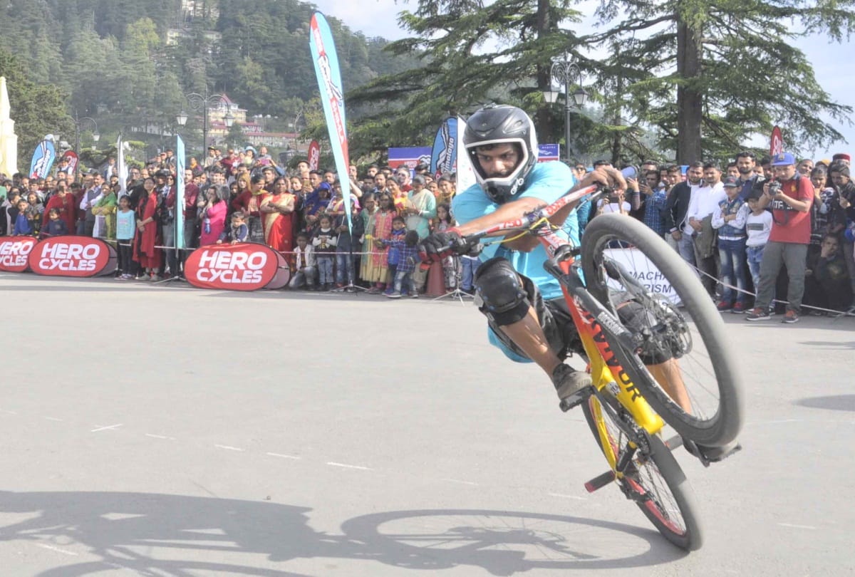 Thrill of MTB Himalayan Cycle Race from today in shimla