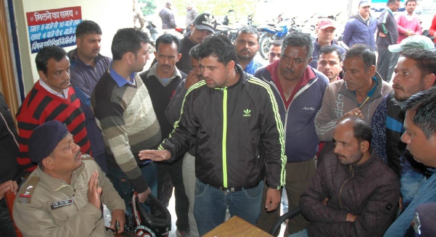 Daula's villagers expressed their anger in Kotwali