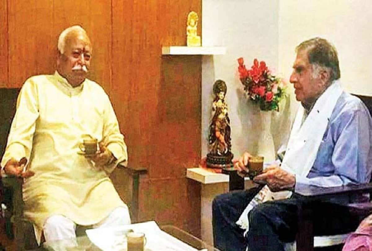 Ratan Tata meet RSS chief Mohan Bhagwat in Nagpur