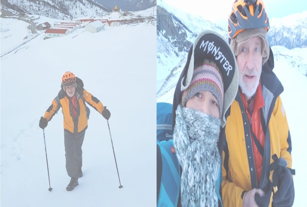 67 year old foreign tourist crossed Rohtang Pass on foot