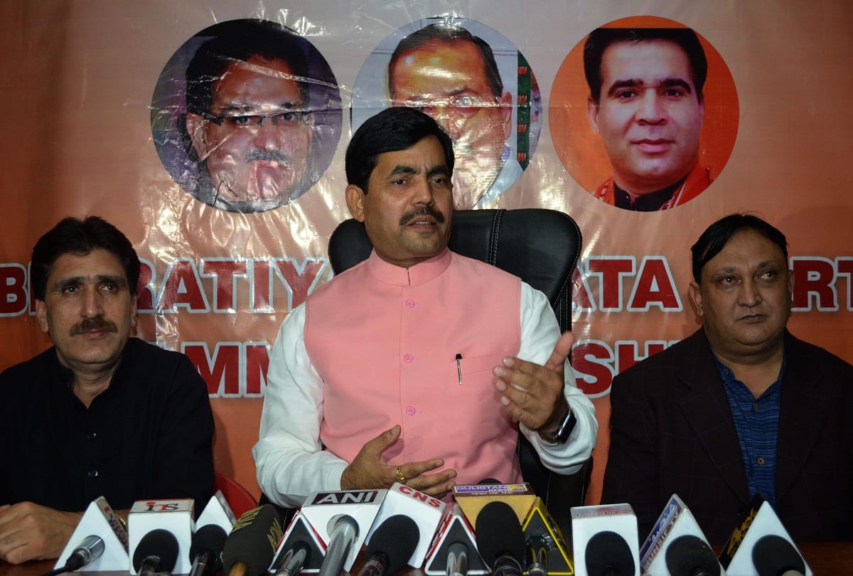 from Kanyakumari to Kashmir all over modi says shahnawaz hussain