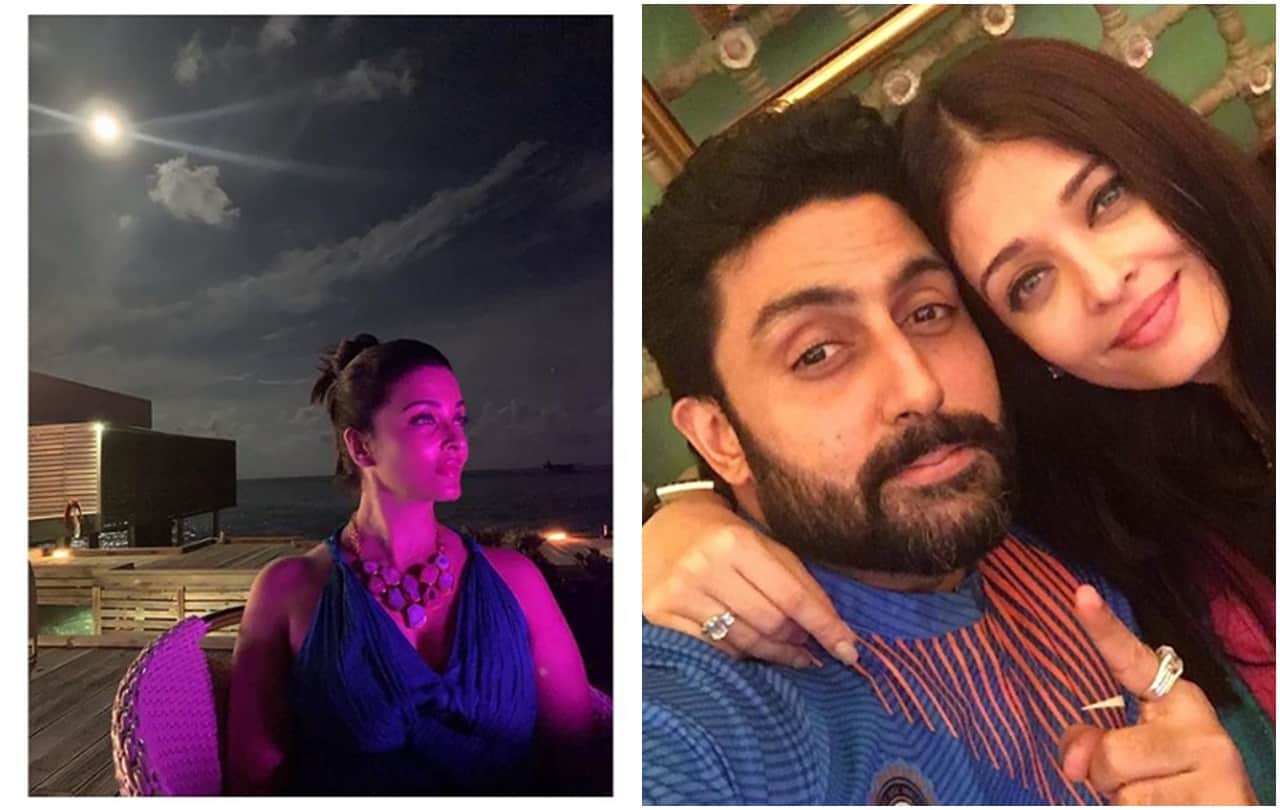 Abhishek Bachchan Shares POOL Picture Of Aishwarya Rai And aaradhya bachchan