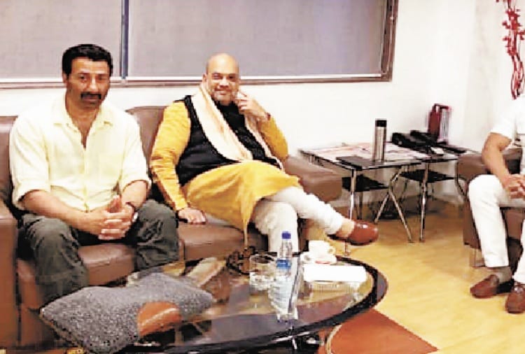 Lok Sabha Elections 2019, BJP President Amit Shah meeting with Sunny Deol for Amritsar Constituency