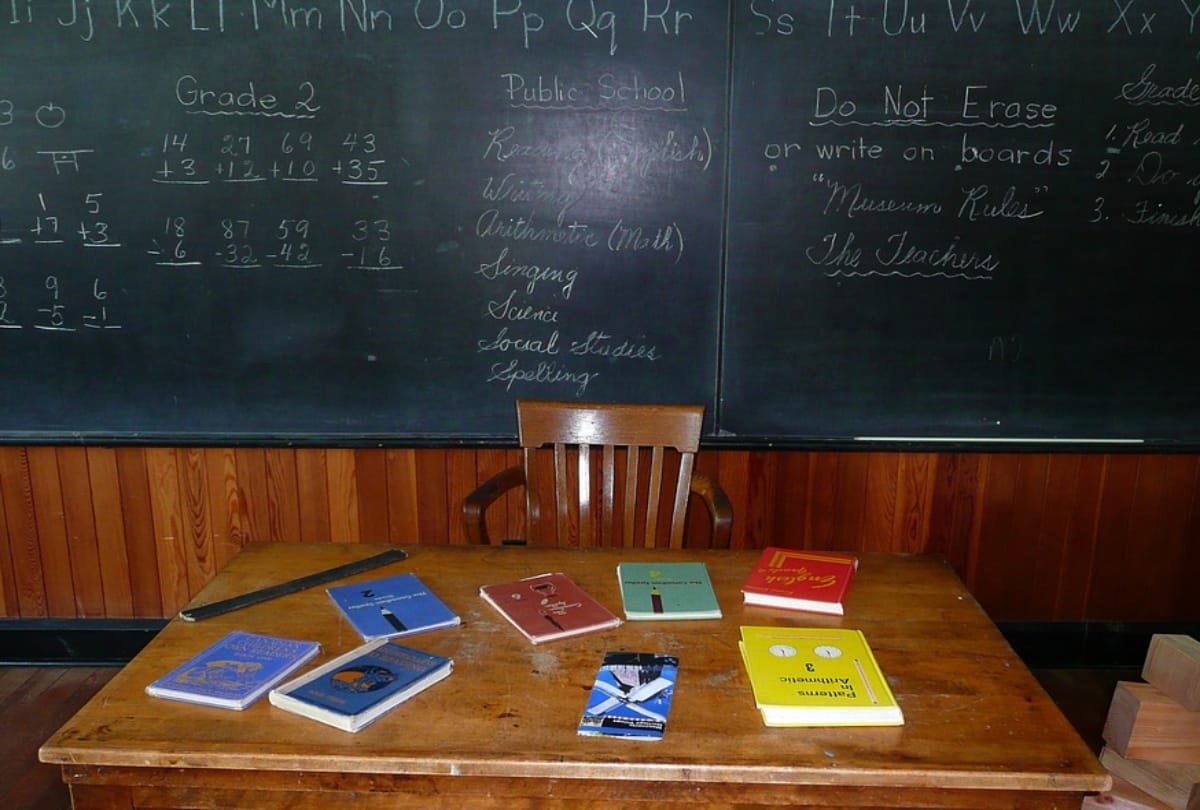 when substitute teacher bullets fall in classroom